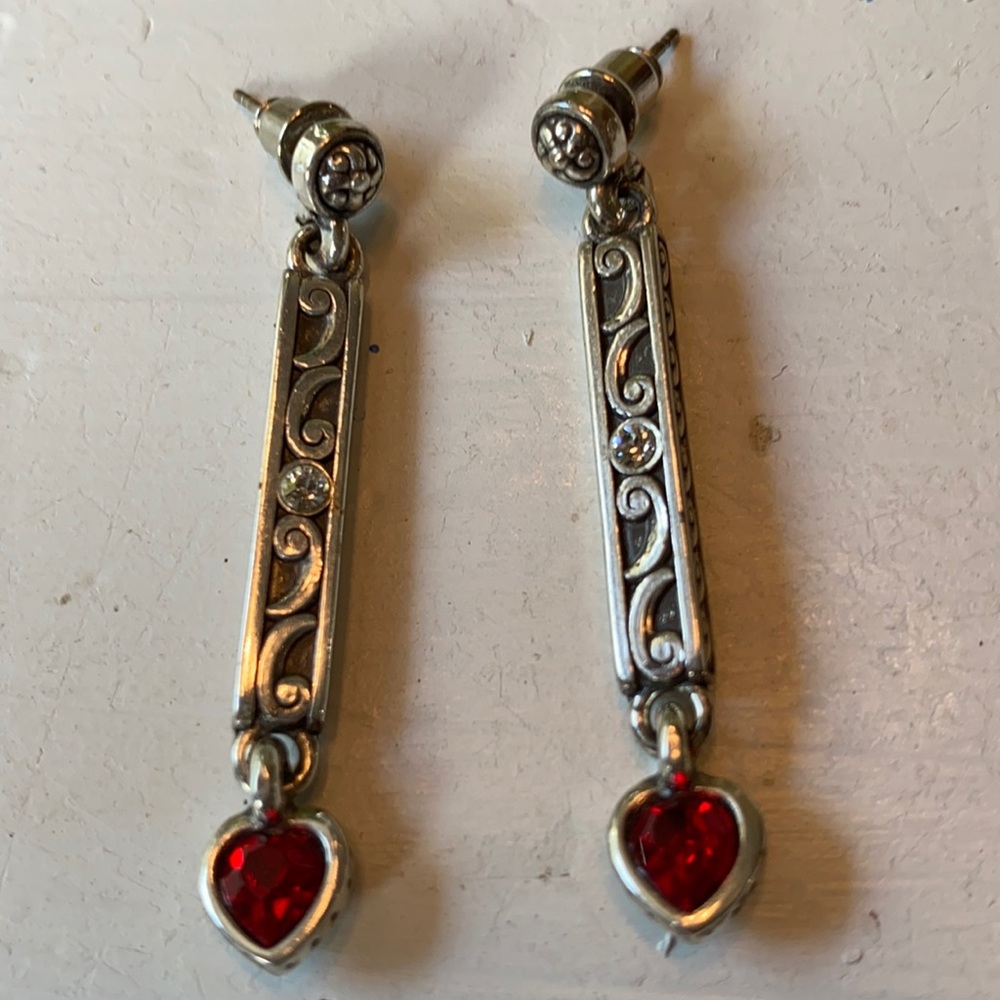 Brighten heart earrings.